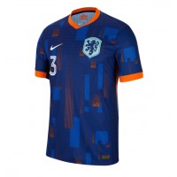 Netherlands Matthijs de Ligt #3 Replica Away Shirt Euro 2024 Short Sleeve